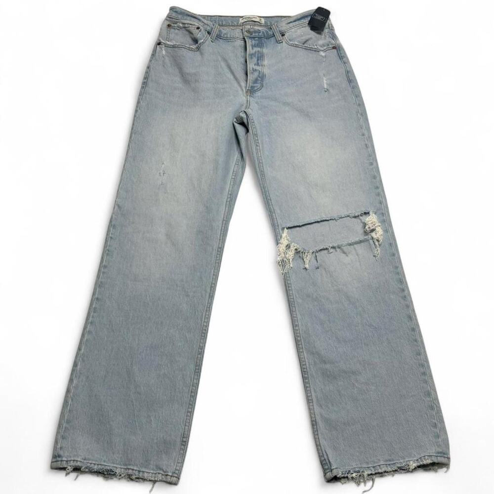 Abercrombie & Fitch Low Rise Baggy The 90s Jeans Size 8 Regular 29” waist NWT